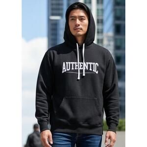 SMART BLANKS hoodie XS black authentic graphic pullover sweatshirt vintage